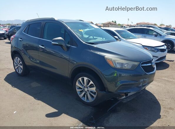 KL4CJESB2JB628373 2018 BUICK ENCORE Gray Front view