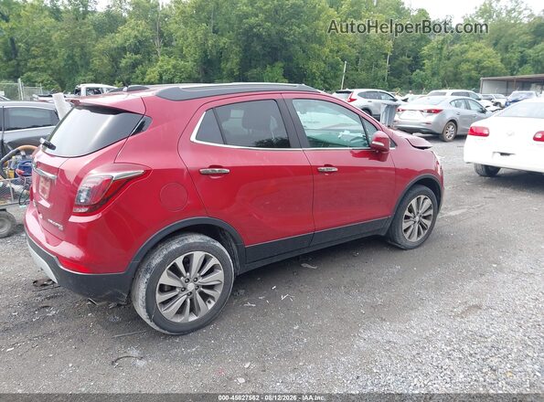 KL4CJESB2JB717134 2018 BUICK ENCORE Burgundy Rear right