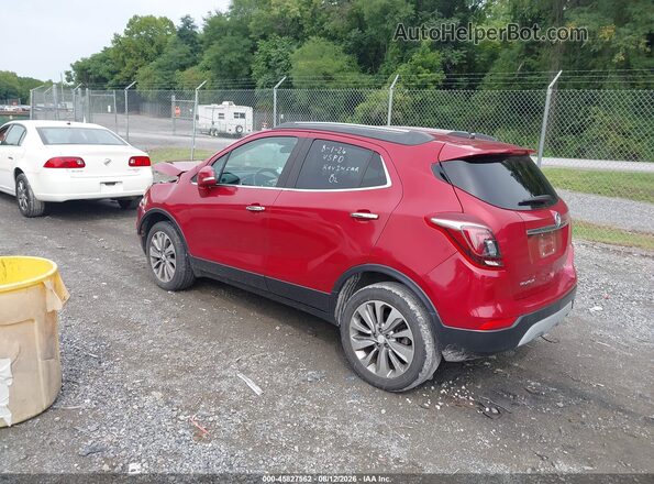 KL4CJESB2JB717134 2018 BUICK ENCORE Burgundy Rear left