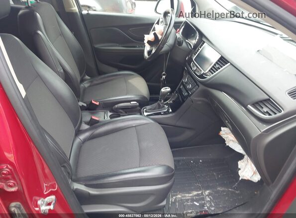 KL4CJESB2JB717134 2018 BUICK ENCORE Burgundy Front interior view