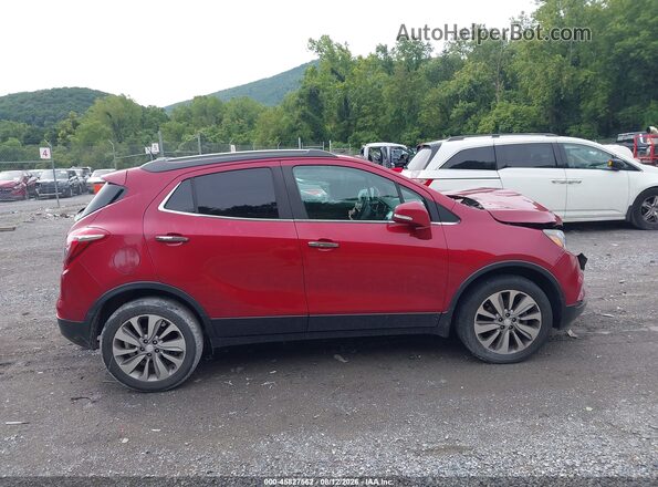 KL4CJESB2JB717134 2018 BUICK ENCORE Burgundy Rear interior view