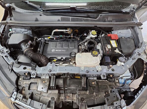 KL4CJESB2KB772331 2019 BUICK ENCORE Gray Вид підкапотного простору