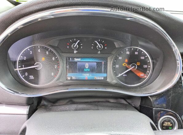 KL4CJESB2KB892002 2019 BUICK ENCORE Black Vista del cuadro de instrumentos