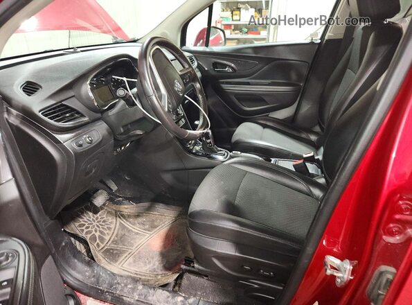 KL4CJESB3JB671023 2018 BUICK ENCORE Красный Вид салона спереди