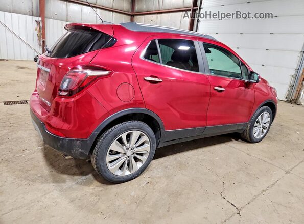 KL4CJESB3JB671023 2018 BUICK ENCORE Красный Задняя правая четверть