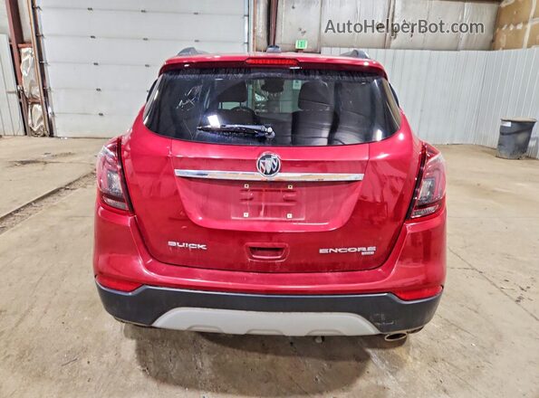 KL4CJESB3JB671023 2018 BUICK ENCORE Красный Вид сзади