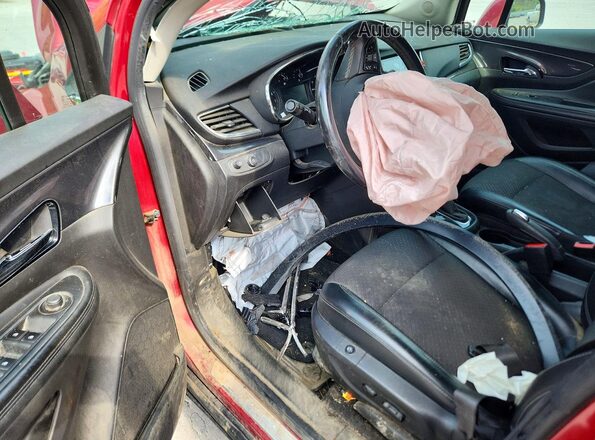 KL4CJESB4KB756566 2019 BUICK ENCORE Maroon Вид панелі приладів