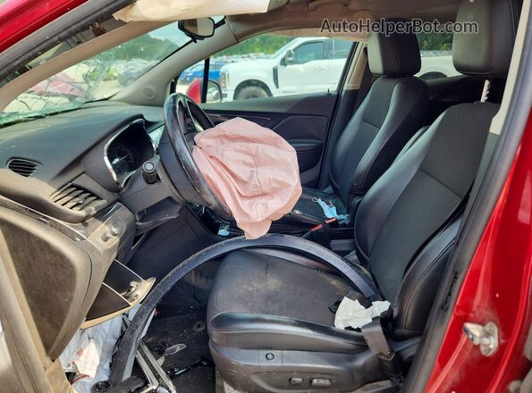 KL4CJESB4KB756566 2019 BUICK ENCORE Maroon Вид салону спереду