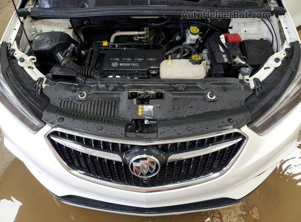 KL4CJESB5KB804172 2019 BUICK ENCORE White Engine compartment view