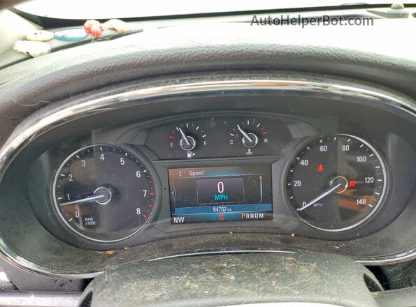 KL4CJESB6KB767228 2019 BUICK ENCORE White Instrument cluster view