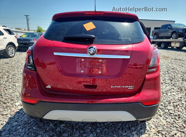 KL4CJESB6KB944389 2019 BUICK ENCORE Red უკანა ხედი
