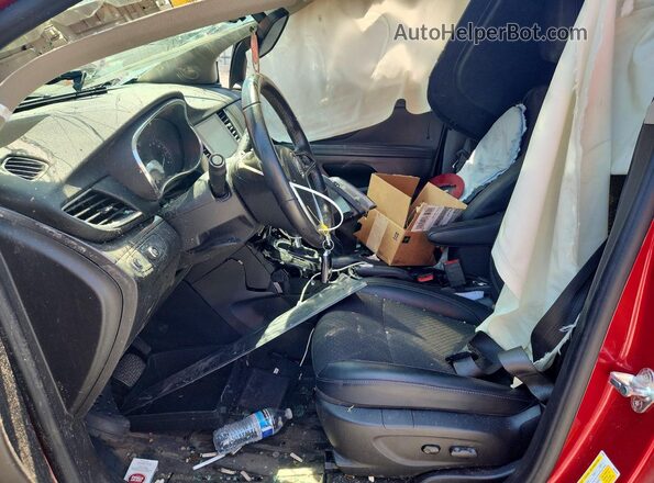KL4CJESB6KB944389 2019 BUICK ENCORE Red წინა სალონის ხედი