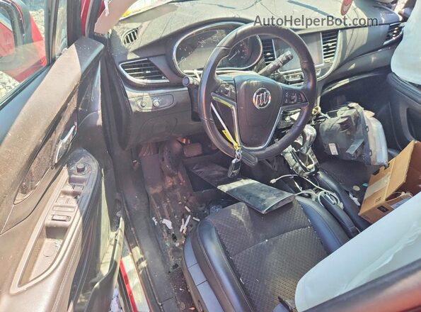 KL4CJESB6KB944389 2019 BUICK ENCORE Red წინა პანელის ხედი