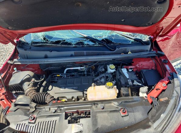 KL4CJESB6KB944389 2019 BUICK ENCORE Red ძრავის განყოფილების ხედი