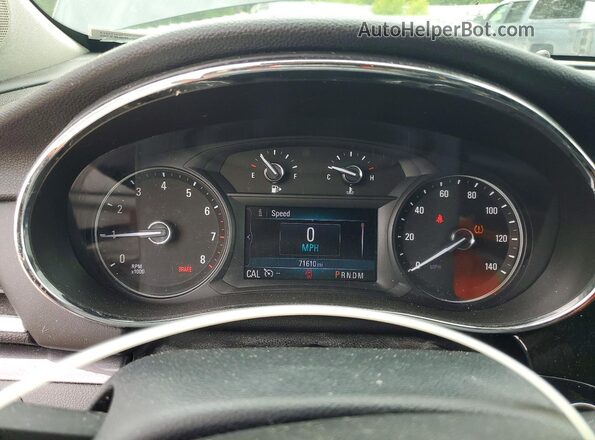 KL4CJESB6MB341915 2021 BUICK ENCORE Black ხელსაწყოთა პანელის ხედი