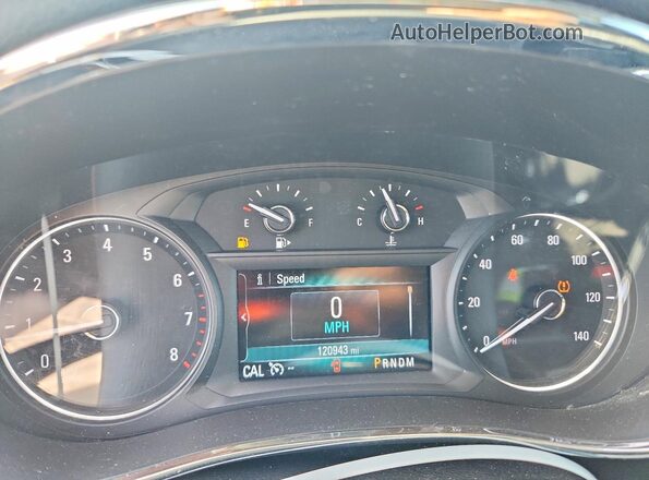 KL4CJESB7HB124038 2017 BUICK ENCORE Red Instrument cluster view