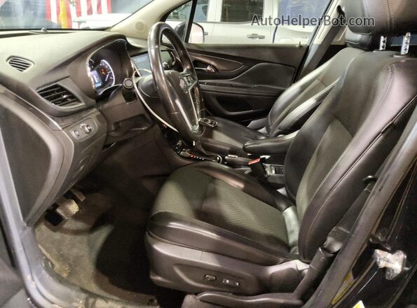 KL4CJESB7KB883764 2019 BUICK ENCORE Black წინა სალონის ხედი