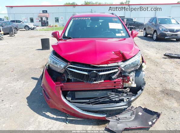 KL4CJESB8HB248349 2017 BUICK ENCORE Red Вид щитка приладів