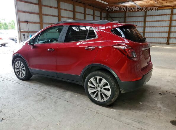 KL4CJESB9KB892661 2019 BUICK ENCORE Red Trasero izquierdo