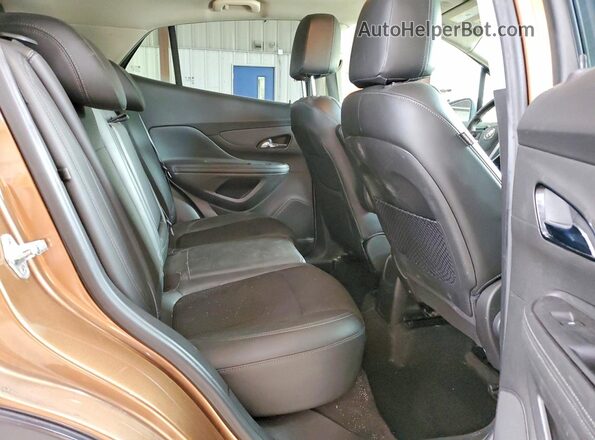 KL4CJESBXHB086613 2017 BUICK ENCORE Tan უკანა სალონის ხედი