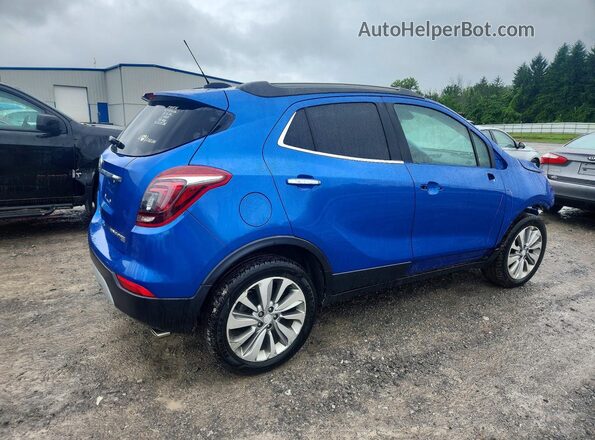 KL4CJESBXJB515965 2018 BUICK ENCORE Синий Задняя правая четверть