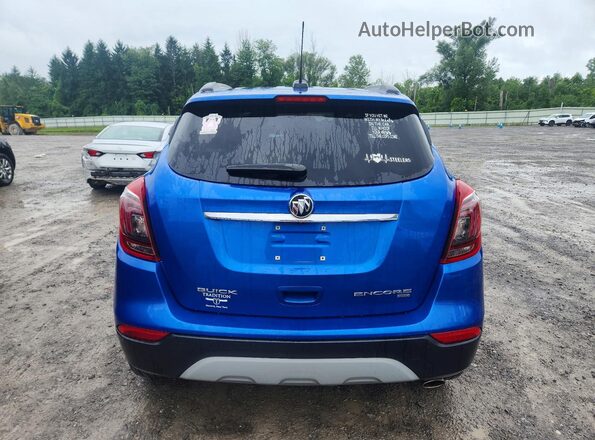 KL4CJESBXJB515965 2018 BUICK ENCORE Синий Вид сзади