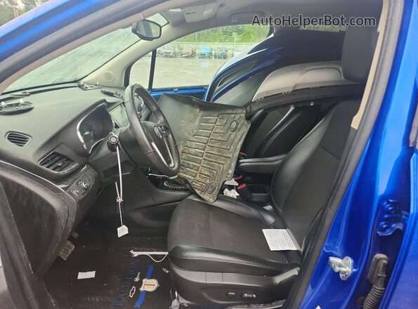 KL4CJESBXJB515965 2018 BUICK ENCORE Синий Вид салона спереди