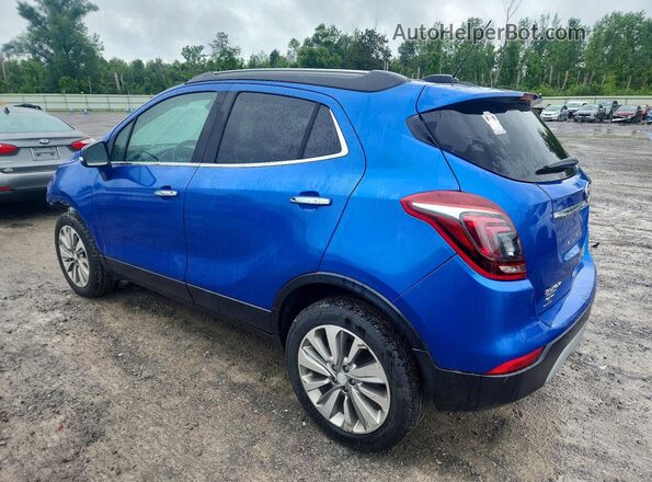 KL4CJESBXJB515965 2018 BUICK ENCORE Синий Задняя левая четверть