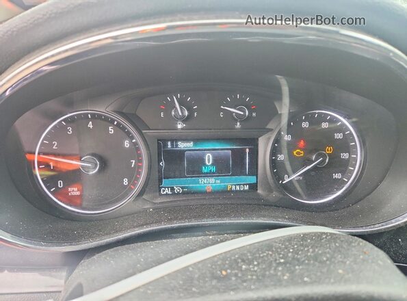 KL4CJESBXJB515965 2018 BUICK ENCORE Синий Вид щитка приборов