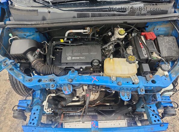 KL4CJESBXJB515965 2018 BUICK ENCORE Синий Вид задней части салона