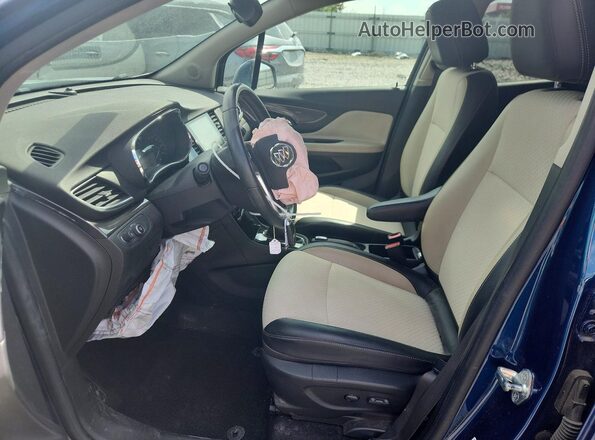 KL4CJESBXLB020863 2020 BUICK ENCORE Blue Widok wnętrza z przodu