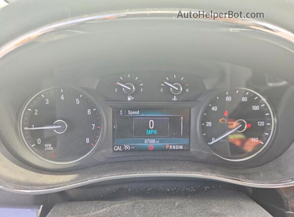 KL4CJESBXLB020863 2020 BUICK ENCORE Blue Widok zestawu wskaźników