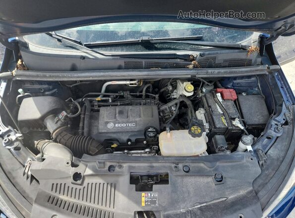 KL4CJESBXLB020863 2020 BUICK ENCORE Blue Widok komory silnika