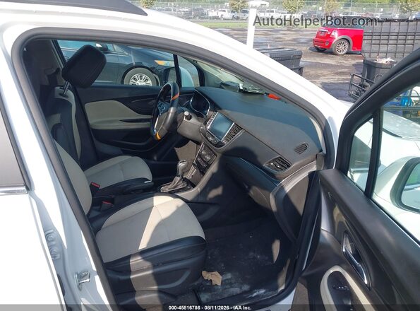 KL4CJESBXLB058206 2020 BUICK ENCORE White წინა სალონის ხედი