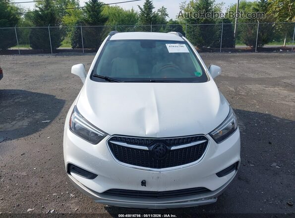KL4CJESBXLB058206 2020 BUICK ENCORE White ხელსაწყოთა პანელის ხედი