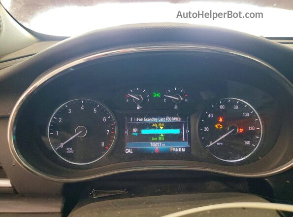 KL4CJESM2NB505325 2022 BUICK ENCORE Красный Вид щитка приборов