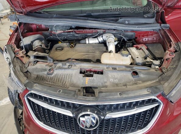 KL4CJESM2NB505325 2022 BUICK ENCORE Красный Вид подкапотного пространства