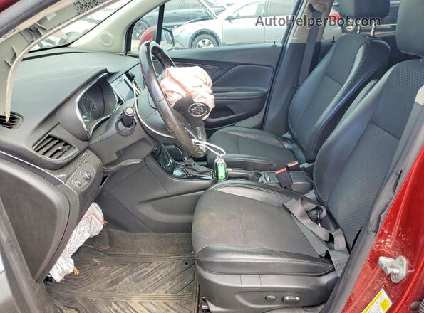 KL4CJESM4NB554347 2022 BUICK ENCORE Red Widok wnętrza z przodu