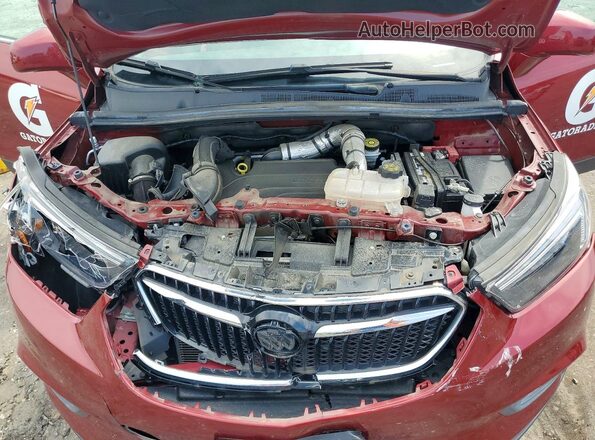 KL4CJESM4NB554347 2022 BUICK ENCORE Red Widok komory silnika