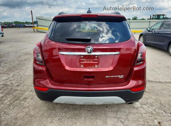 KL4CJESMXNB509994 2022 BUICK ENCORE Red Հետևի տեսք