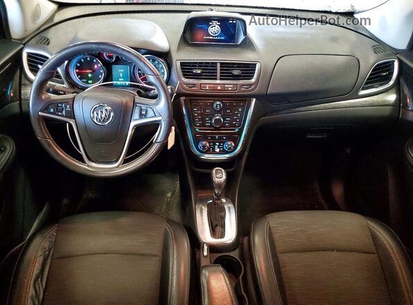 KL4CJFSB3GB546229 2016 BUICK ENCORE Серебряный Вид панели приборов