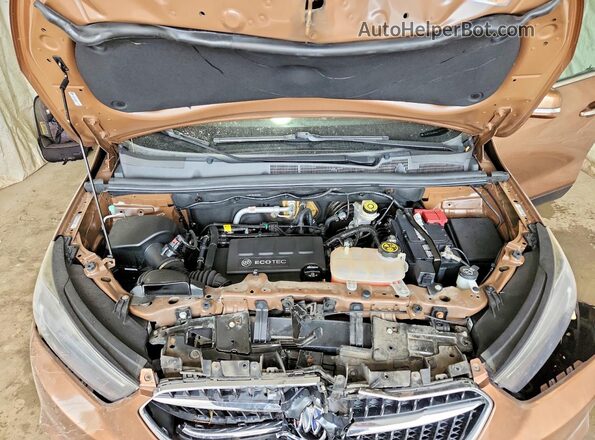 KL4CJFSB4HB095443 2017 BUICK ENCORE Золотой Вид подкапотного пространства