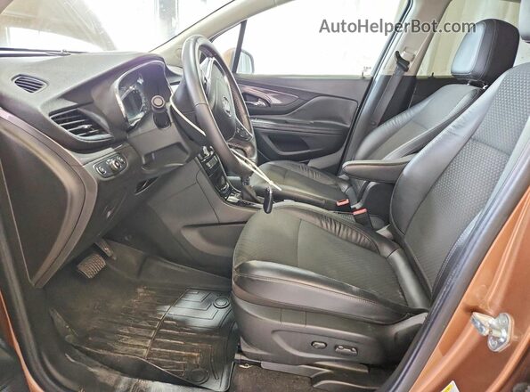 KL4CJFSB4HB095443 2017 BUICK ENCORE Золотой Вид салона спереди
