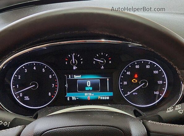 KL4CJFSB4HB095443 2017 BUICK ENCORE Золотой Вид щитка приборов