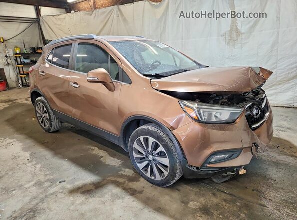KL4CJFSB4HB095443 2017 BUICK ENCORE Золотой Передняя правая четверть