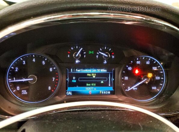 KL4CJFSB7HB014306 2017 BUICK ENCORE White Instrument cluster view