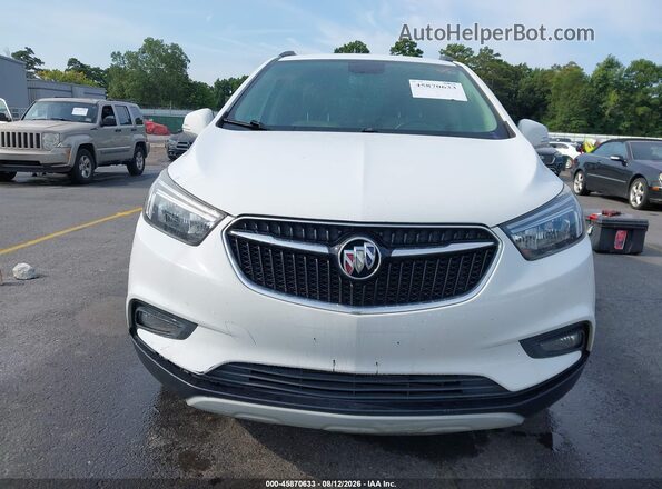 KL4CJFSBXJB510948 2018 BUICK ENCORE White ხელსაწყოთა პანელის ხედი