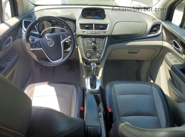 KL4CJGSB0GB528342 2016 BUICK ENCORE Угольный Вид панели приборов