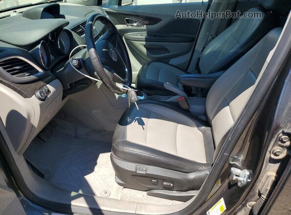 KL4CJGSB0GB528342 2016 BUICK ENCORE Угольный Вид салона спереди