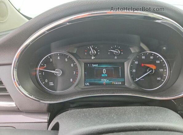 KL4CJGSB3HB021498 2017 BUICK ENCORE White Instrument cluster view